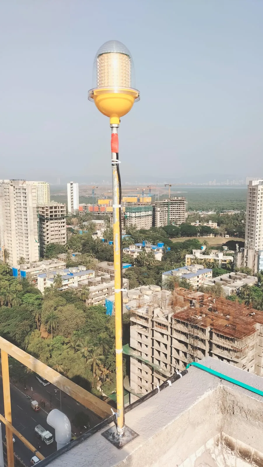 Rooftop ESE Arrester City View